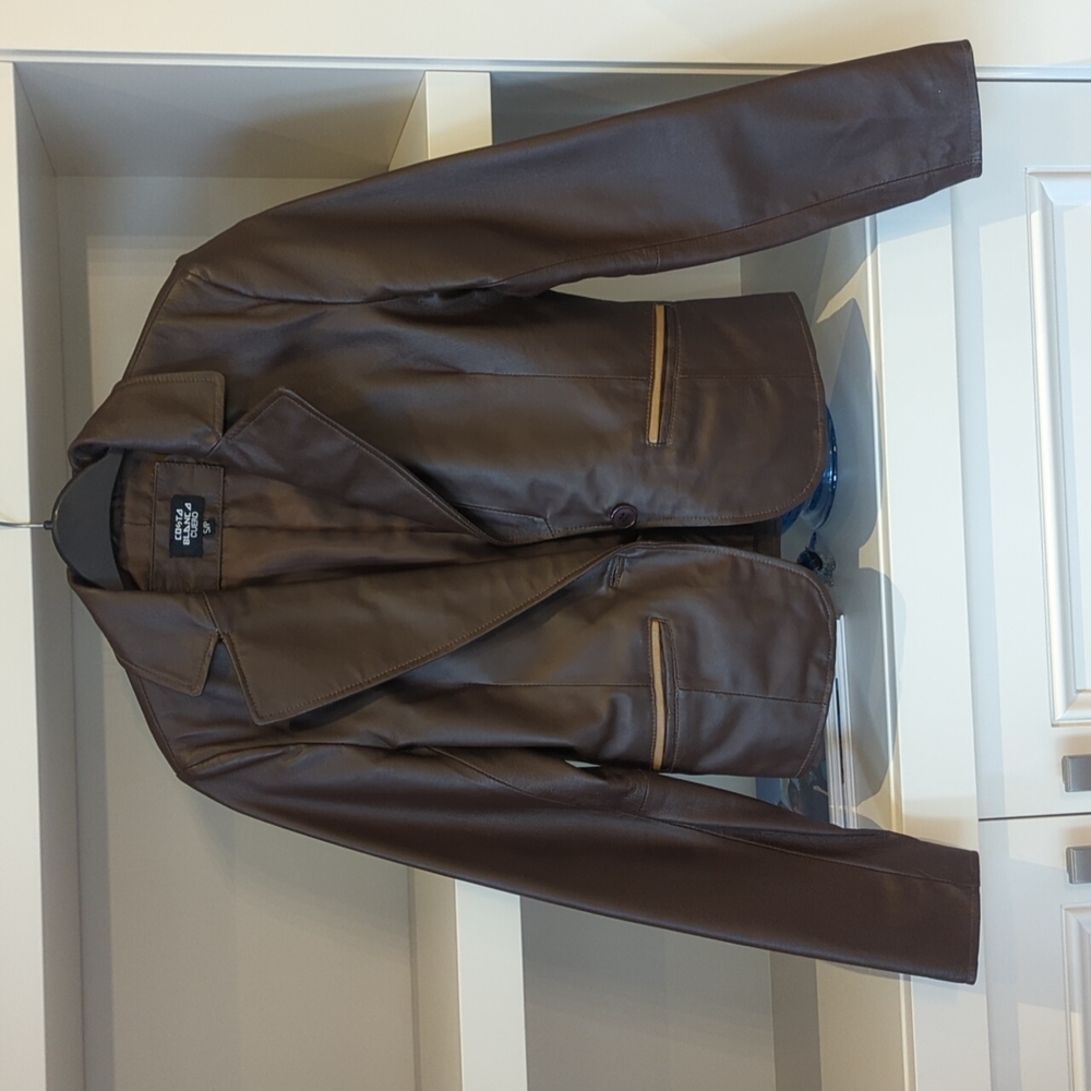 Costa Blanca 100% leather jacket size small
